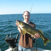 Henderson Harbor Fishing with Milky Way Charters - Another beauty Eye!